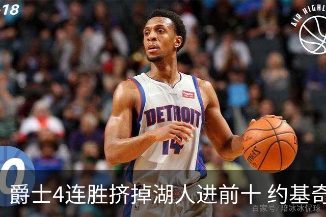 爵士4连胜挤掉湖人进前十 约基奇三双掘金取胜